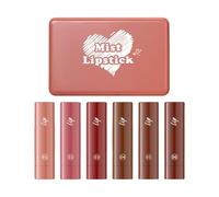 Per Contorno Labbra | Kit Lucidalabbra Effetto Velluto | 6 Pezzi Ad Alta Pigmentazione E Impermeabile Trucco Cosmetici Bellezza Pala Matura Donna Viaggi Matrimoni Quotidiano Serata Fuor