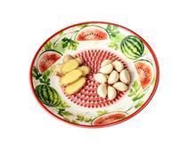Per Grattugiare Aglio tritatutto in ceramica con motivo a