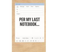 Per My Last Notebook: 5.5 x 8.5 inches, 150 pages, Funny Blank Book for Work, Gag Gift, Boss, Office, Secret Santa or White Elephant for Coworker, College Ruled Lined Journal