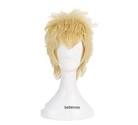 per Persona 5 RYUJI Sakamoto Cosplay PELES DE COSTURACIÓN Corte Corto Rubio Rhone Caliente Pelo SINTÉTICO Pelo DE Pelo DE Pelo + CAPIO DE Pelo