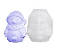 per pupazzi di neve di Natale 3D -,Stampo per Gesso e Argilla - Stampo Silicone 3D Per Colata Di Resina Per Pupazzo Di Neve | Per Vacanze, Casa, Artigianato, Torta, Sapone, Matrimonio