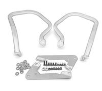 per R1250RT R 1250RT 2018-2024 Moto Laterale Borsa Barre Paramotore Protezione Autostrada Motore Paraurti Barra protección Motocicleta(Silver Rear)