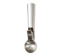 Per - Resistente con mecanismo de gatillo de acero inoxidable, cuchara para postres, bufé, fiesta, cocina, casa, pasta, fruta, caramelos, palomitas de maíz, sandía, galletas
