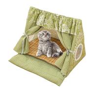 Per tenda per gatti - Tenda per Gattini, Adorabile casetta per animali domestici, comoda cabaña con tappetino refrigerante rimovibile | per piccoli animali domestici, conigli, camera de,
