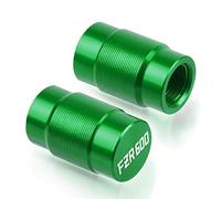 per YH FZR 600R FZR600 600 R FZR600R 1989-1991 1990 Accessori Motociclisti Valvola Della Ruota Capiterie CNC COPERS(Verde)