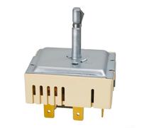 PER001-12 Interruptor de elemento calefactor tipo D compatible con cocinas Samsung - Preciso dual para control de zona, plata, 6 cm