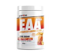 Per4m Amino Xtra, apoyo muscular, energía sostenida, recuperación eficaz, perfecto para entrenamientos fitness y resistencia diaria con nutrición avanzada - Peach Iced Tea - 420g