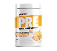 Per4m Pre Workout Stim Naranja Mango 570g - Pre-entrenamiento stim sabor naranja mango para un rendimiento óptimo.