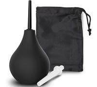 Pera 225 ml - Enema Bulbo De Silicona Medica - Con 2 Canulas y Bolsa De Transporte - Pera Lavativa Para Limpieza De Colon - Enema Kit Contra Estreñimiento