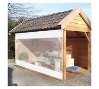 Pera transparente para exteriores, paredes laterales impermeables, térmicas, para jardín, terraza, 0,5 mm de grosor, universal para todas las estaciones, resistente a la intemperie.