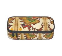 perangg Kingdom Of Bhutan - Estuche para lápices de gran capacidad, organizador de artículos de papelería con cremallera para oficina y universidad