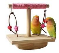 Perca de loros Soporte Madera para Entrenar Periquitos