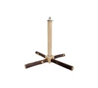 Perca de Pájaros giratorios, Juguete de Perca de Loro Rotación | Jaula de escalada percha para seccionar,Juguetes de Loro con Ruedas de Ejercicio de Madera para Pequeños Tortolitos, Conures, Pájaros