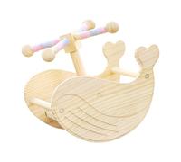 Perca de pie para loros de madera, juguete para interacción con entrenamiento de pico, molino de viento, aburrimiento, juego de pájaros, estación de gimnasio, loros de madera, juguete de interacción