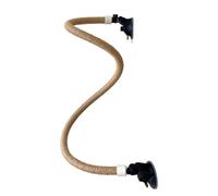 Perca de pie para pájaros, ventosa para loro, cuerda flexible, juguete para escalar, moler, accesorios de jaula de pájaros, juguete de compromiso