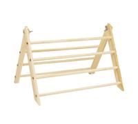 Perca de pollo | Soporte de percha de pollitos | Seguro barra de percha de asalto | Postor de ahorro de espacio de madera para el cuidado de las aves de corral, hábitat, gallinas, patio trasero, pollu