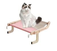 Perca DE Ventana DE Cat, Hamaca de Gatito Ajustable, Cama de Gato Que Guarde Espacio para alféizar de la Ventana, la Cama, el cajón y el gabinete, Asiento de Reposo de Mascotas Resistente con