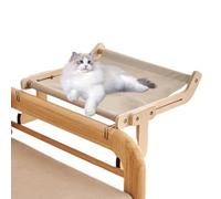 Perca DE Ventana DE Cat, Hamaca de Gatito Ajustable, Cama de Gato Que Guarde Espacio para alféizar de la Ventana, la Cama, el cajón y el gabinete, Asiento de Reposo de Mascotas Resistente con