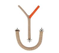 Perca para periquitos, perca para pájaros, perca de pie, tortolitos, juguete para moler, accesorios de entretenimiento para pájaros pequeños y grandes