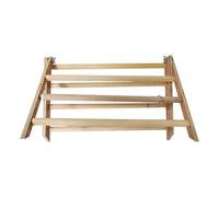 Perca para pollo, madera de 37 x 32 x 20 cm, barra de entrenamiento resistente al desgaste, de múltiples percas para patio, aves de corral, jaula de pájaros, entrenamiento de descanso y uso