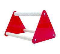 Perca triangular para pájaros, juguete de entrenamiento, recortadora de gorriones para loros, perca colorida para ardillas, de molienda para conures, periquitos, cacatúas
