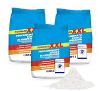 Percarbonato Blanqueador, Percabonato Sódico, Apto para el lavado de ropa tanto blanca como de color, Elimina Manchas Difíciles y alarga la vida de lavadora, 1250 gramos, 3 unidades