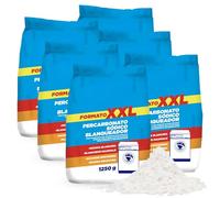 Percarbonato Blanqueador, Percabonato Sódico, Apto para el lavado de ropa tanto blanca como de color, Elimina Manchas Difíciles y alarga la vida de lavadora, 1250 gramos, 6 unidades