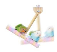 Percas de pájaro - Perca del Soporte de Swing de pájaro | Plataforma de Stand de Loro para Pájaros | Love Birds Budgies Ejercicio Conures | Accesorios de Jaula de hamaca | para Parakets Finches