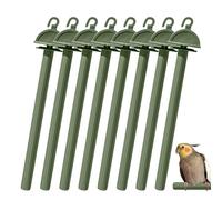 Percas para pájaros, 8 percas para periquitos, ejercicio de entrenamiento, para moler patas, loros, palitos de masticación para periquitos, cacatúas, periquitos pequeños, tortolitos