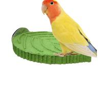 Percas para pájaros para jaula | Rama de resina en forma de planta, perca de guacamayo - para cuidado de garras de pájaros amoríos canarios, forraje y masticación