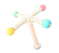 Percas para pájaros para mascotas, juguete masticable para moler dientes, juguete divertido para periquitos, accesorios para masticar