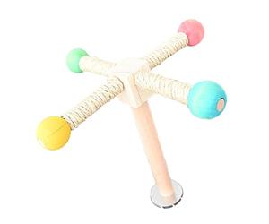 Percas para pájaros para mascotas, juguete masticable para moler dientes, juguete divertido para periquitos, accesorios para masticar
