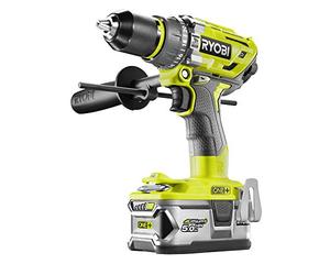 Perceuse-visseuse a percussion RYOBI Brushless OnePlus - 1 batterie 5.0 Ah - 1 batterie 2.0 Ah - 1 chargeur rapide R18PD7-252S