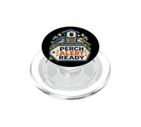 Perch Alert Ready Aves Jardín Comedero Cámara PopSockets PopGrip para MagSafe