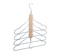 Percha ahorra-espacio madera 4 Perchas trajes Colgador ropa Percha múltiple