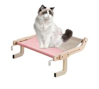 Percha Ajustable Para Gatos | Hamaca Para Ventana De Gato | Percha Para Ventana Ajustable | Hamaca Junto A La Cama Para Gatos Con Un Toque De Comodidad Y Practicidad Para Proporcionar Un Lugar De Desc