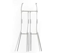 Percha ajustable para pantalones de maniquí con marco de metal, forma de vestido unisex para exhibición de moda y sastrería