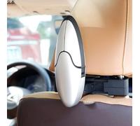 Percha Coche para BMW 8 Series Coupe/Cabriolet Series 8 M | 840i 840d M850i, Perchero Universal Plegable el Viaje Respaldo del Asiento Headrest Hook Accesorios,Silver