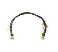 Percha con Pie para Loros Juguete Flexible de Enriquecimiento y Ejercicio | Percha Trepadora para Jaula de Aves para Ninfas, Periquitos, Canarios, Conuros y todos los tamaños