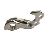 Percha de aluminio para desviador trasero, para bicicleta eléctrica, pieza de repuesto de gancho trasero de marco negro, para bicicletas de carretera y montaña