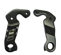 Percha de cambio trasero de aleación de aluminio para bicicletas para ir al aire libre y tuercas D679, gancho trasero de marco de bicicleta negro con pernos de montaje, soporte mecánico resistente