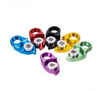 Percha de cambio trasero para bicicleta, aleación de aluminio, adaptador extensor de desviador para bicicletas de 34 a 52 dientes y amplia gama de marcos de bicicleta (dorado)