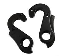 Percha de desviador trasero de aleación de aluminio CNC para Storck Road y Mountain para serie de bicicletas, adaptador de caída de gancho trasero negro con tornillos para protección del marco