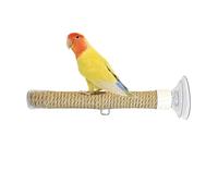 Percha de ducha para pájaros, soporte de cuerda grande, juguetes de perca de ducha para ventana de pájaros, para periquitos grises africanos, pinzones de cacatúa, azulejos de tortolitos, ventana de