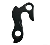 Percha de engranaje para Trek, Gary Fisher y para bicicletas Klein, gancho trasero de material de aluminio para soportar un rendimiento constante del desviador (negro)