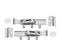 Percha de Gabinete Din 68840 Oculta Riel Ajustable Hettich Gabinete Riel de Suspensión Armario Gabinetes de Oficina Ajustables Estantes Colgando Peso Muebles Hardware