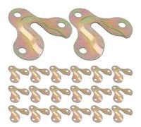 Percha de la taza, perchas de ojo de cerradura de 20 piezas, perchas de cuadros de imagen de hierro pesado, soporte de pared espejo resistente al desgaste para tazas de madera, soporte de pared de