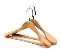 Percha de Madera 5 Perchas de Madera for Ropa, percheros Anchos for Armario Dormitorio, Organizador armarios con Barra Antideslizante for Pantalones(Color 17)