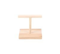 Percha de madera para loros para plataforma de juego en T, entrenamiento de pájaros, juguetes de molienda de patas, jaula de cacatúa, nido de pájaros, juguetes para periquitos
