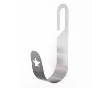 Percha de manguera de jardín de acero inoxidable, 27 x 13 x 5,5 cm, gancho de pared para almacenamiento organizado al aire libre, resistente al óxido y ahorro de espacio, para patios pequeños, garajes